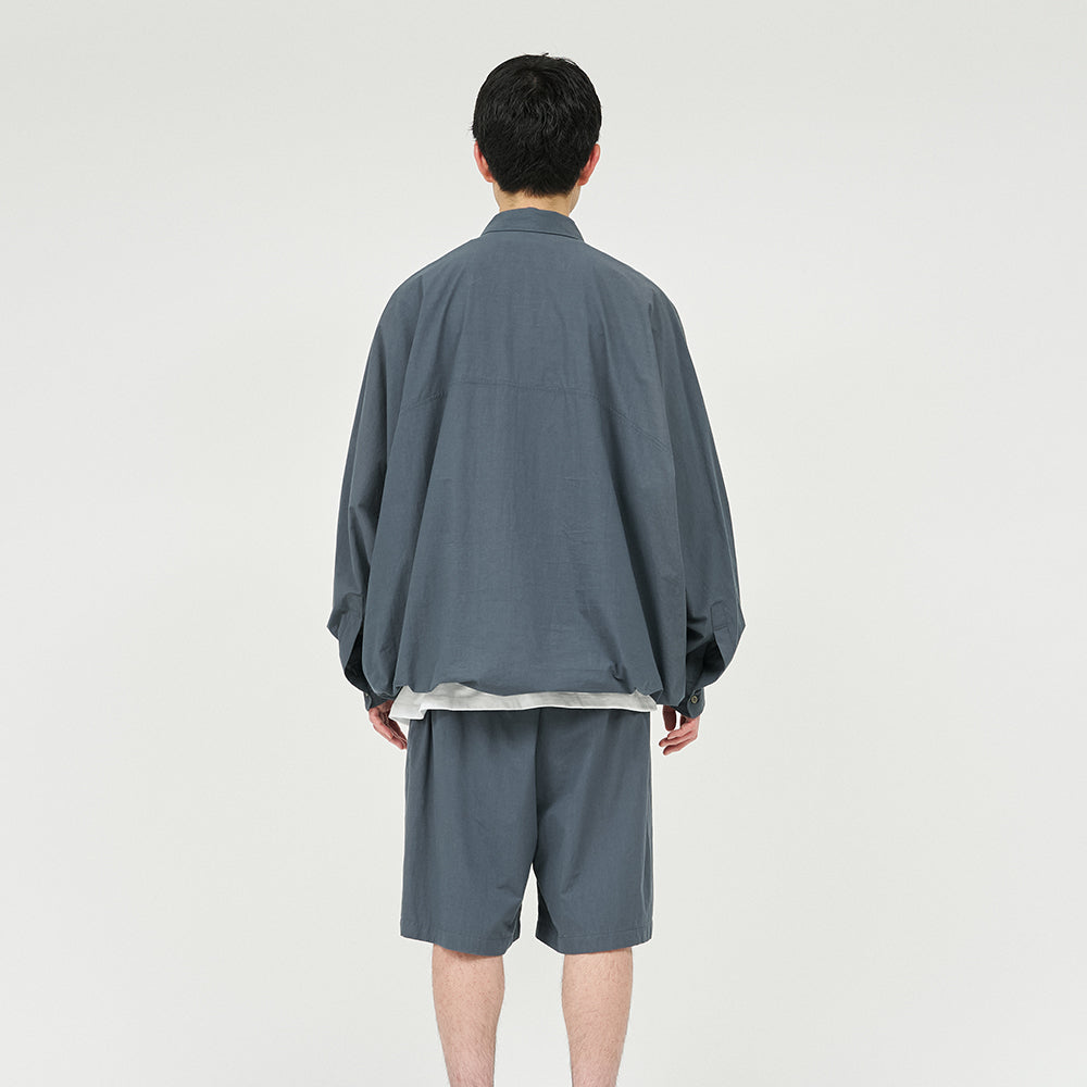 Fresh Service - CRISP COTTON ANORAK L/S SHIRT