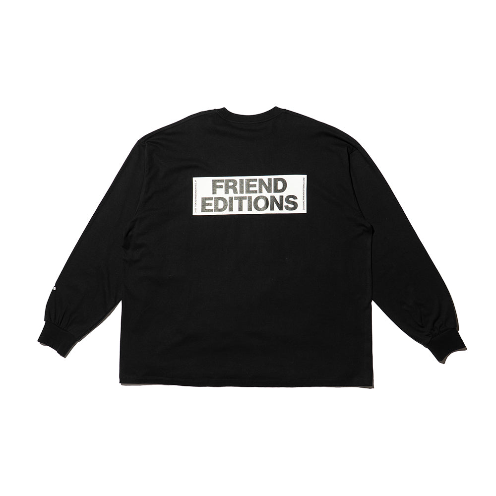 Fresh Service - FRIEND EDITIONS CORPORATE L/S TEE“NYC X TYO”