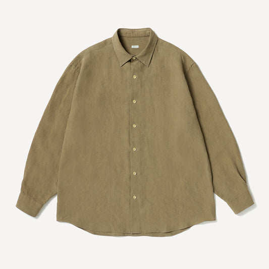 A.PRESSE - Hemp Regular Collar Shirt