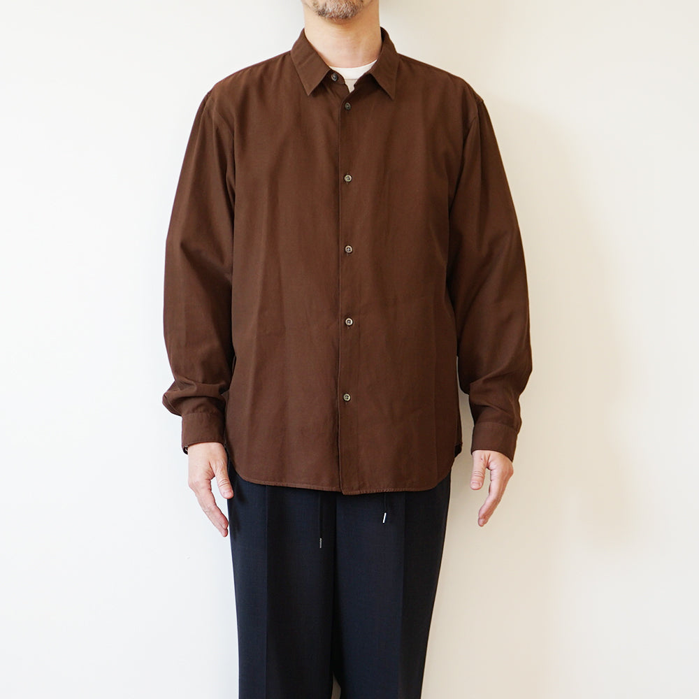 ATON - COTTON SILK VIERA LOOSE FIT SHIRT