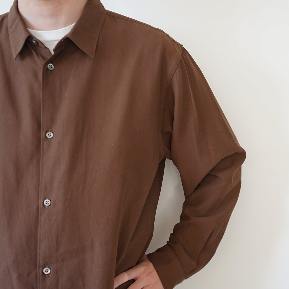 ATON - COTTON SILK VIERA LOOSE FIT SHIRT