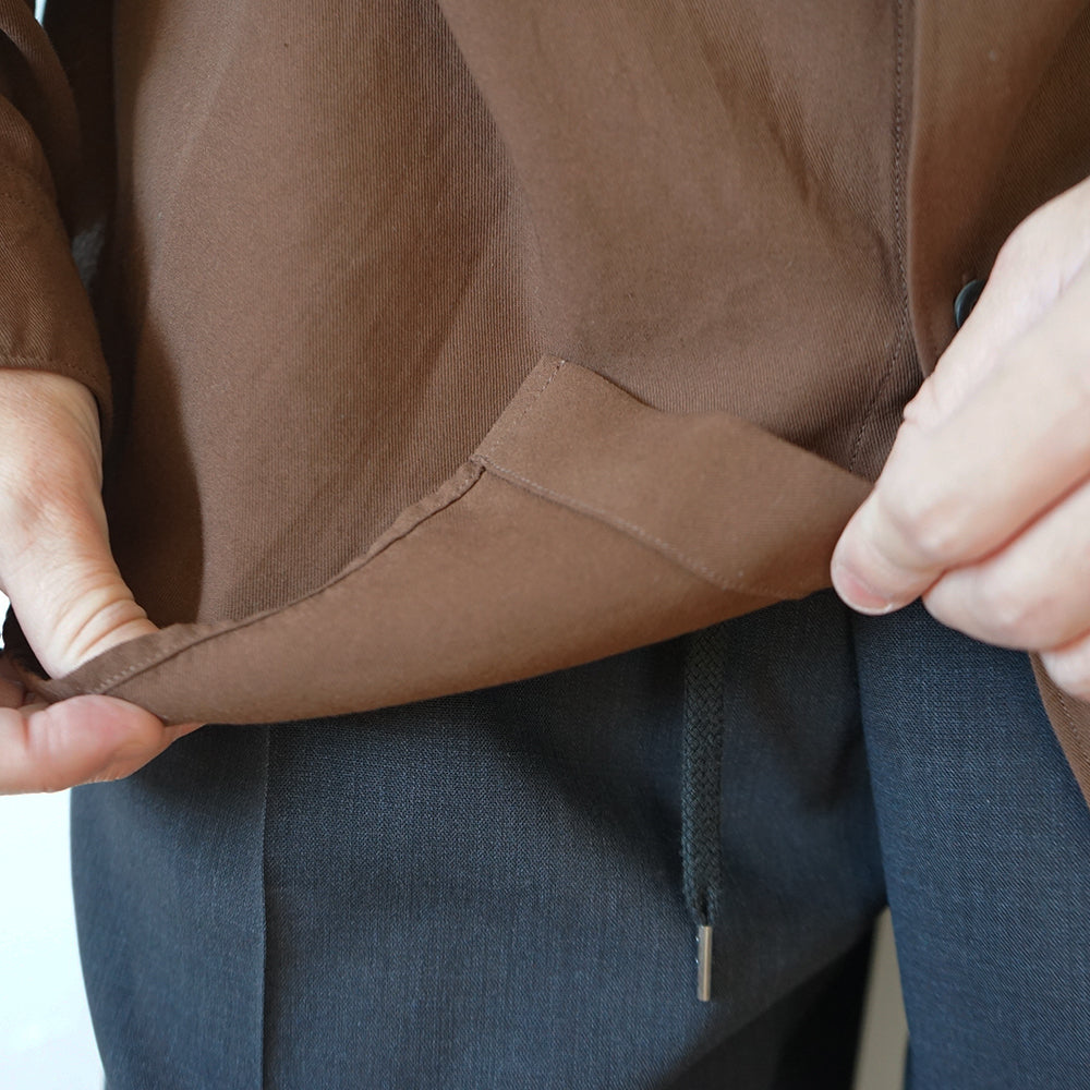 ATON - COTTON SILK VIERA LOOSE FIT SHIRT