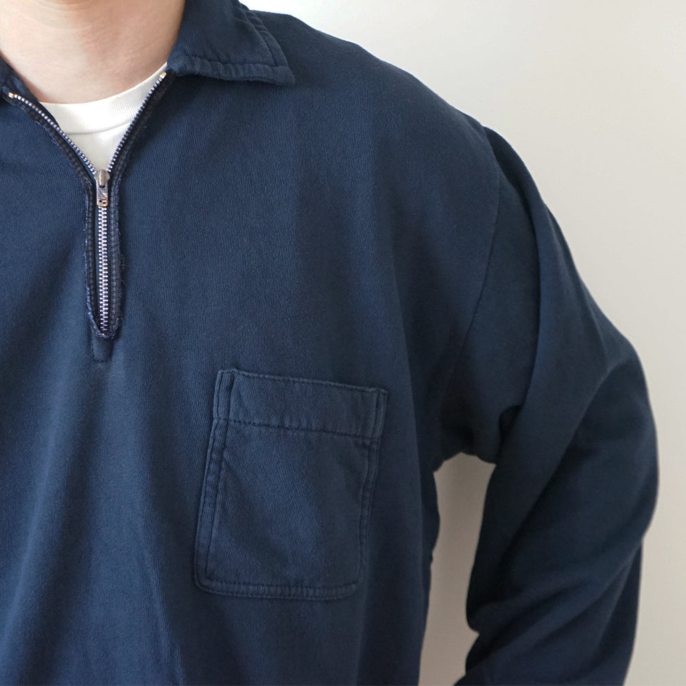 A.PRESSE - Vintage Light Weight Half Zip Sweatshirt