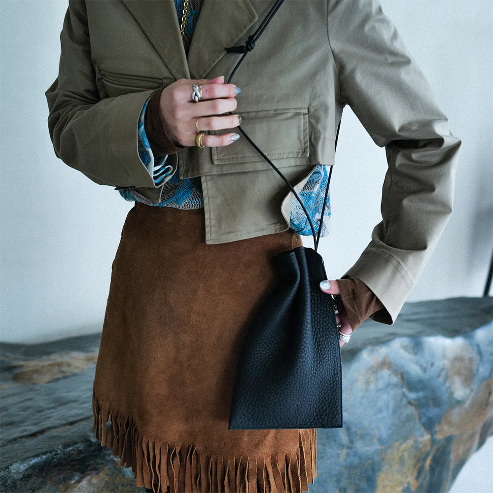 ITTI - HERRIE KINCHAKU POUCH - PM / DIPLO SKY