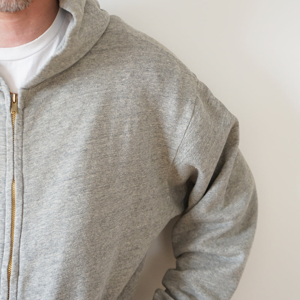 A.PRESSE - Vintage Light Weight Zip Sweat Hoodie