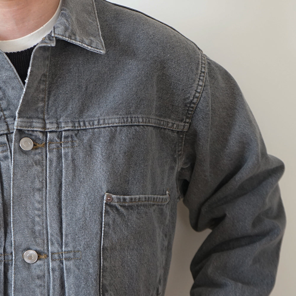A.PRESSE - Vintage Gray Denim Jacket – IN MY BOOK STORE