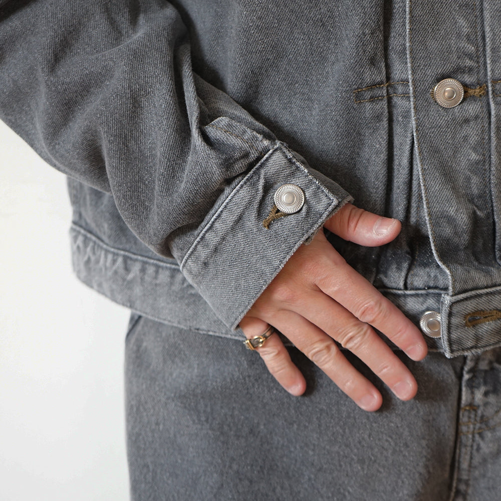 ジャケット・アウター A.PRESSE Vintage Gray Denim Jacket 46 A.PRESSE Vintage Gray Denim Jacket(Gray) - DIMPLE