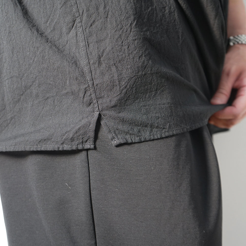 blurhms - Silk-Co Voile Half-Sleeve Shirt