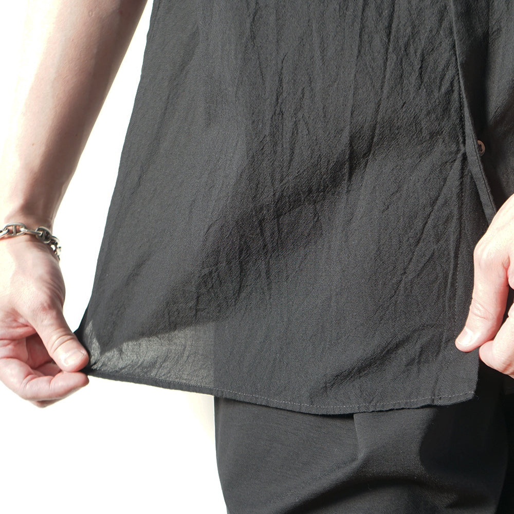 blurhms - Silk-Co Voile Half-Sleeve Shirt