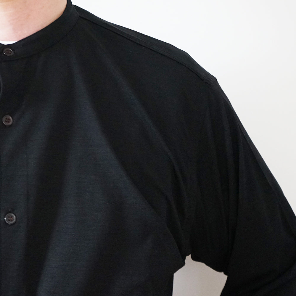 BATONER - BAND COLLAR MERIYASU SHIRT – IN MY BOOK STORE