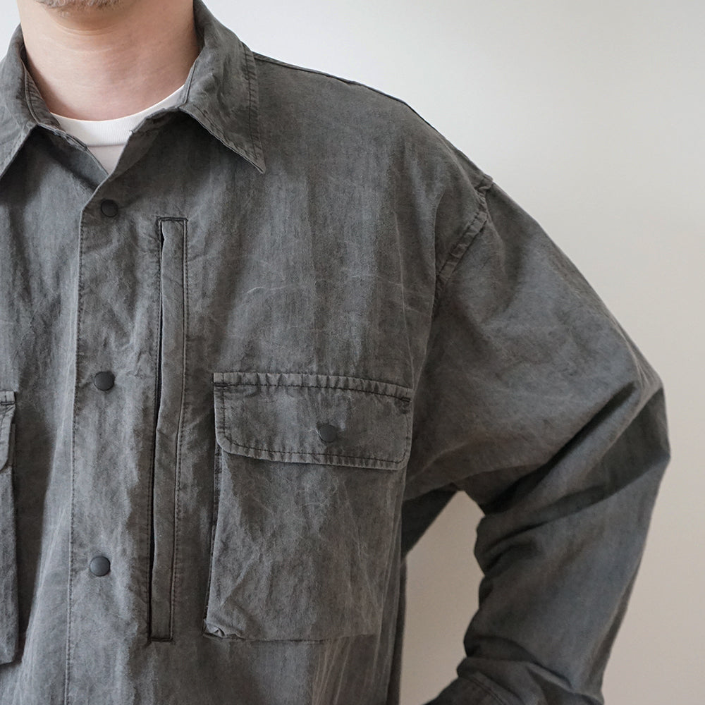is-ness - Pigment-Dyed Long-Sleeve Shirt – IN MY BOOK STORE