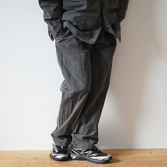 is-ness - Pigment-Dyed Long Pants