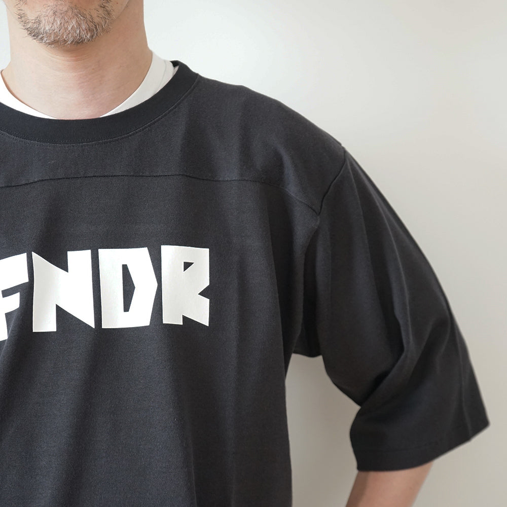 FOUNDOUR - COTTON RAYON FOOTBALL TEE