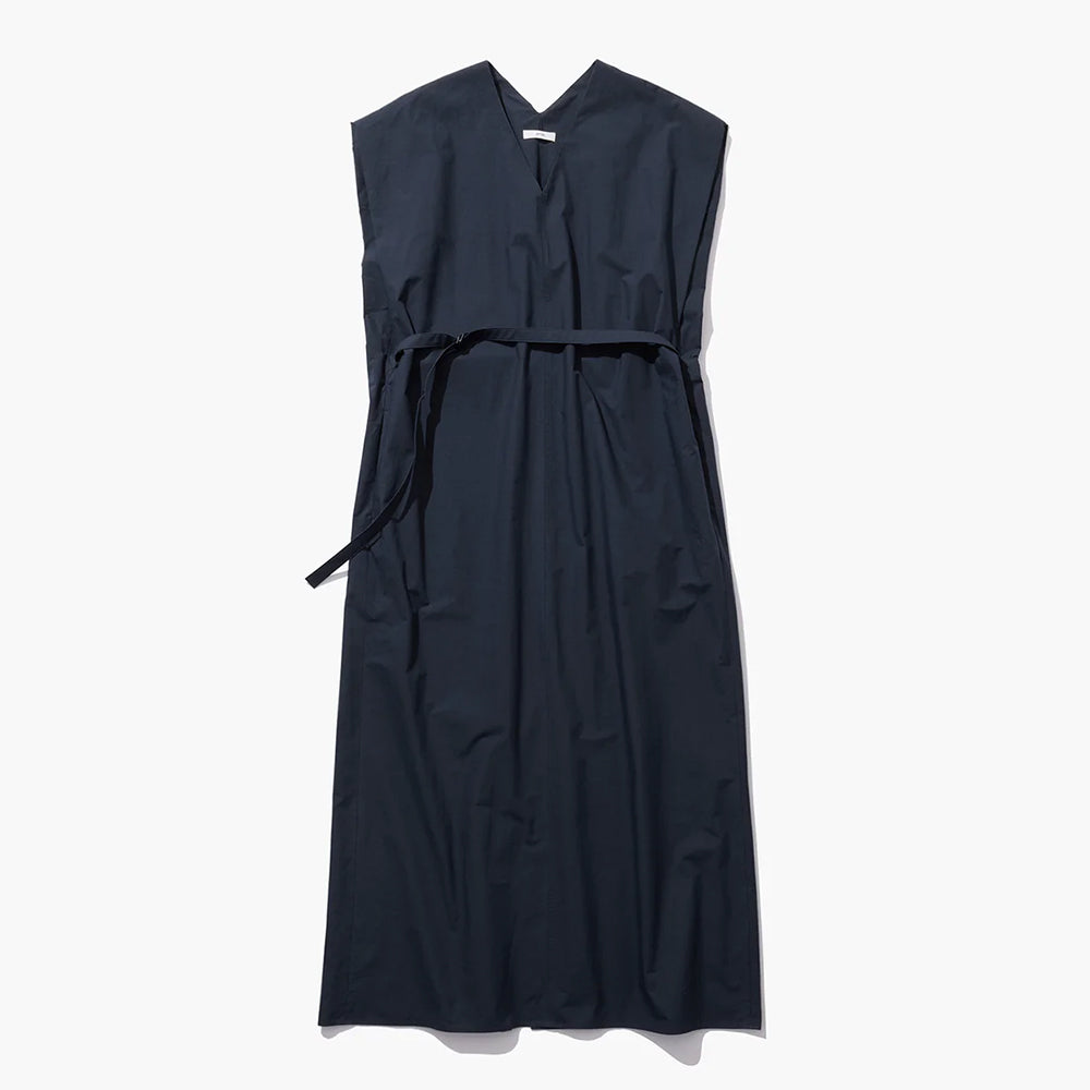 ATON - COTTON BROAD FRENCH SLEEVE DRESS