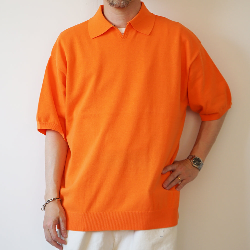 is-ness -  Knitted Polo Shirt