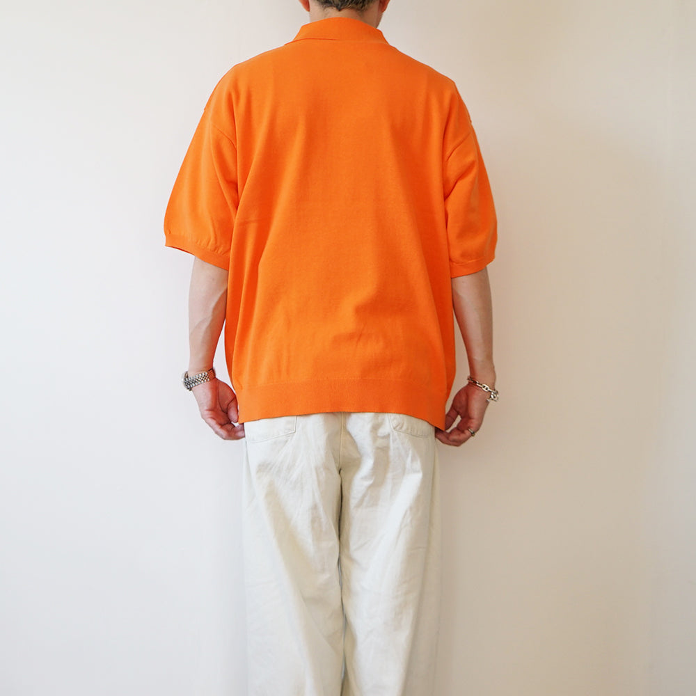 is-ness -  Knitted Polo Shirt