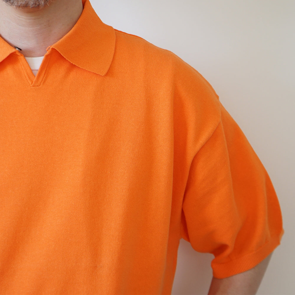 is-ness -  Knitted Polo Shirt