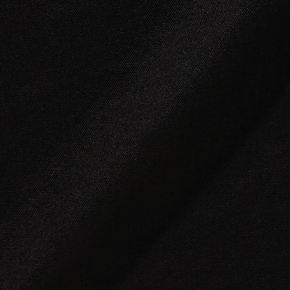 FOUNDOUR - COTTON LINEN OPEN COLLAR SHIRT