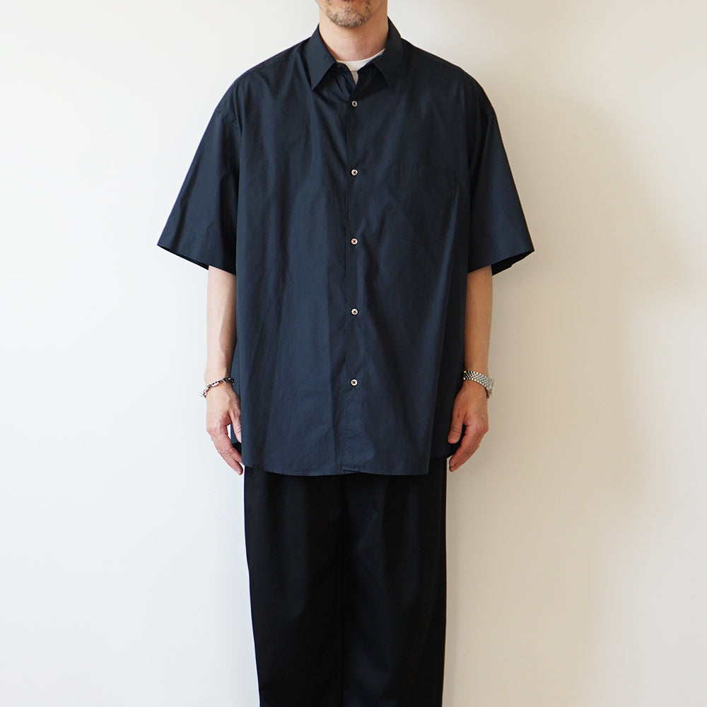 Graphpaper - Broad S/S Oversized Regular Collar Shirt