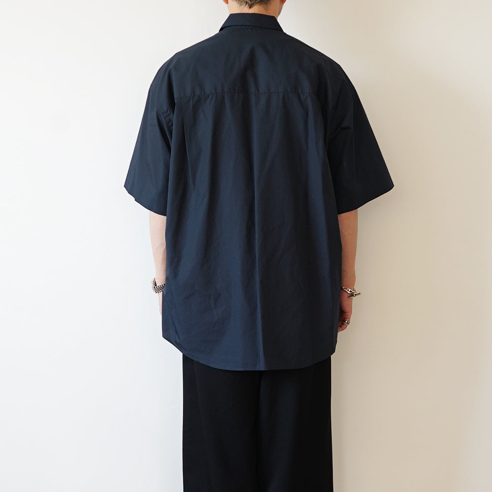 Graphpaper - Broad S/S Oversized Regular Collar Shirt