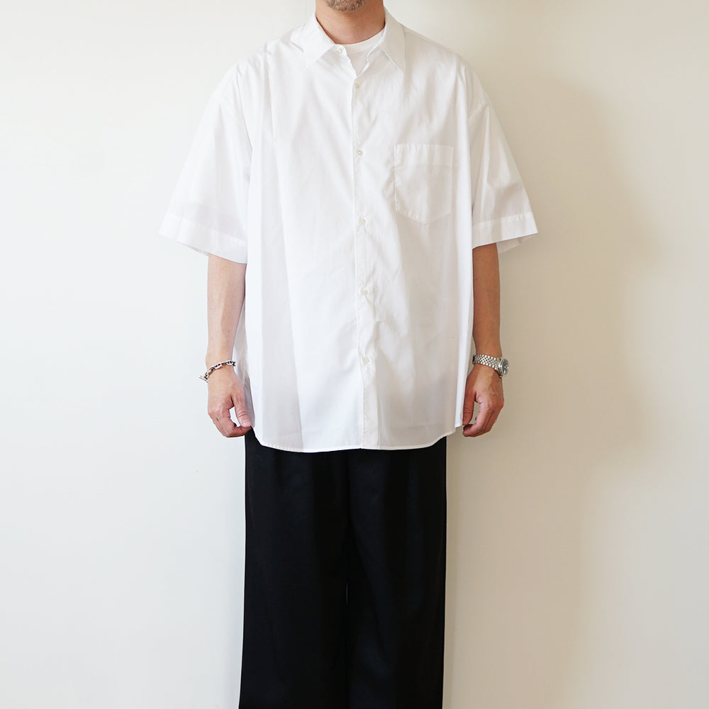 Graphpaper - Broad S/S Oversized Regular Collar Shirt