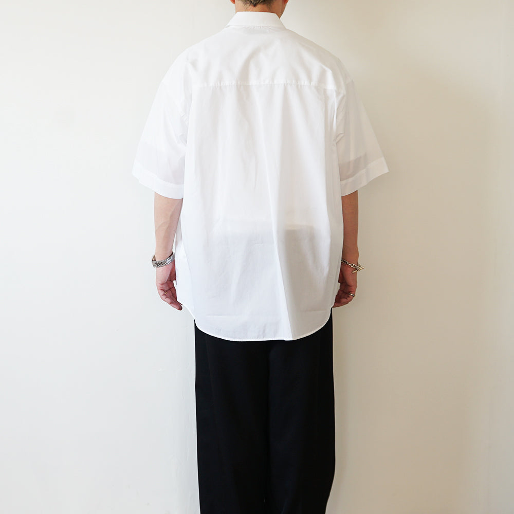Graphpaper - Broad S/S Oversized Regular Collar Shirt