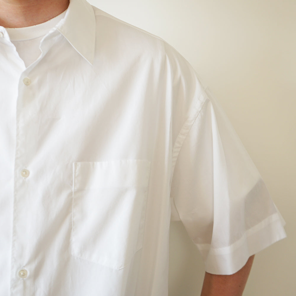 Graphpaper - Broad S/S Oversized Regular Collar Shirt