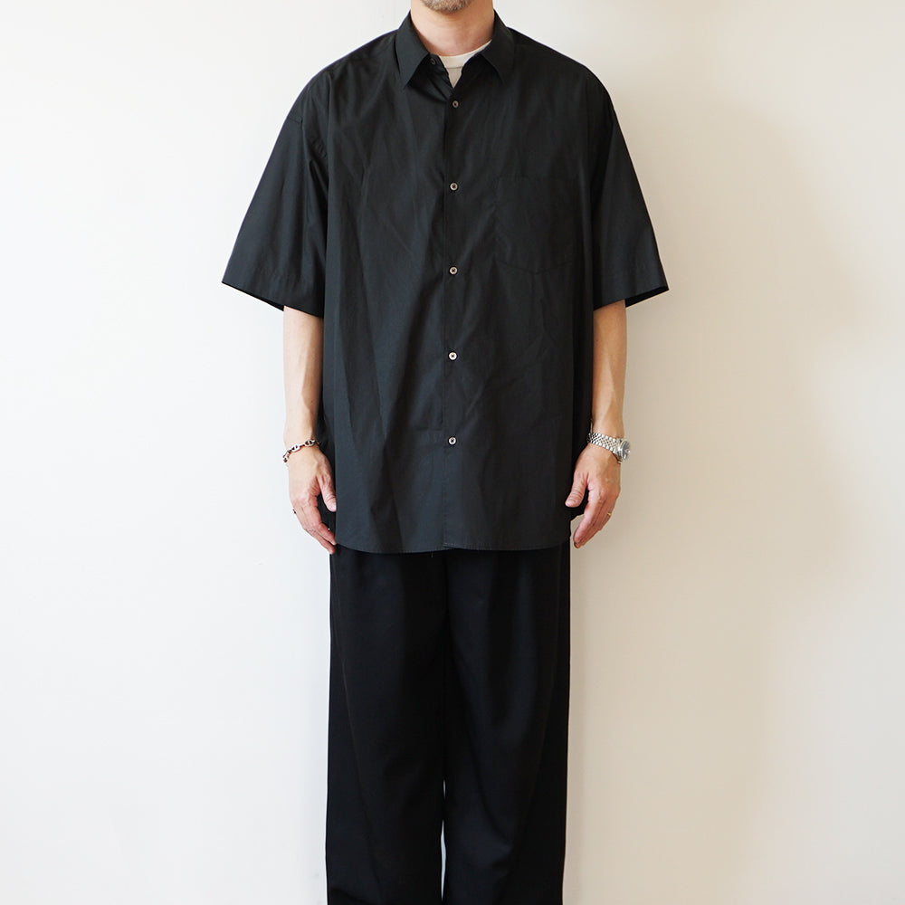 Graphpaper - Broad S/S Oversized Regular Collar Shirt