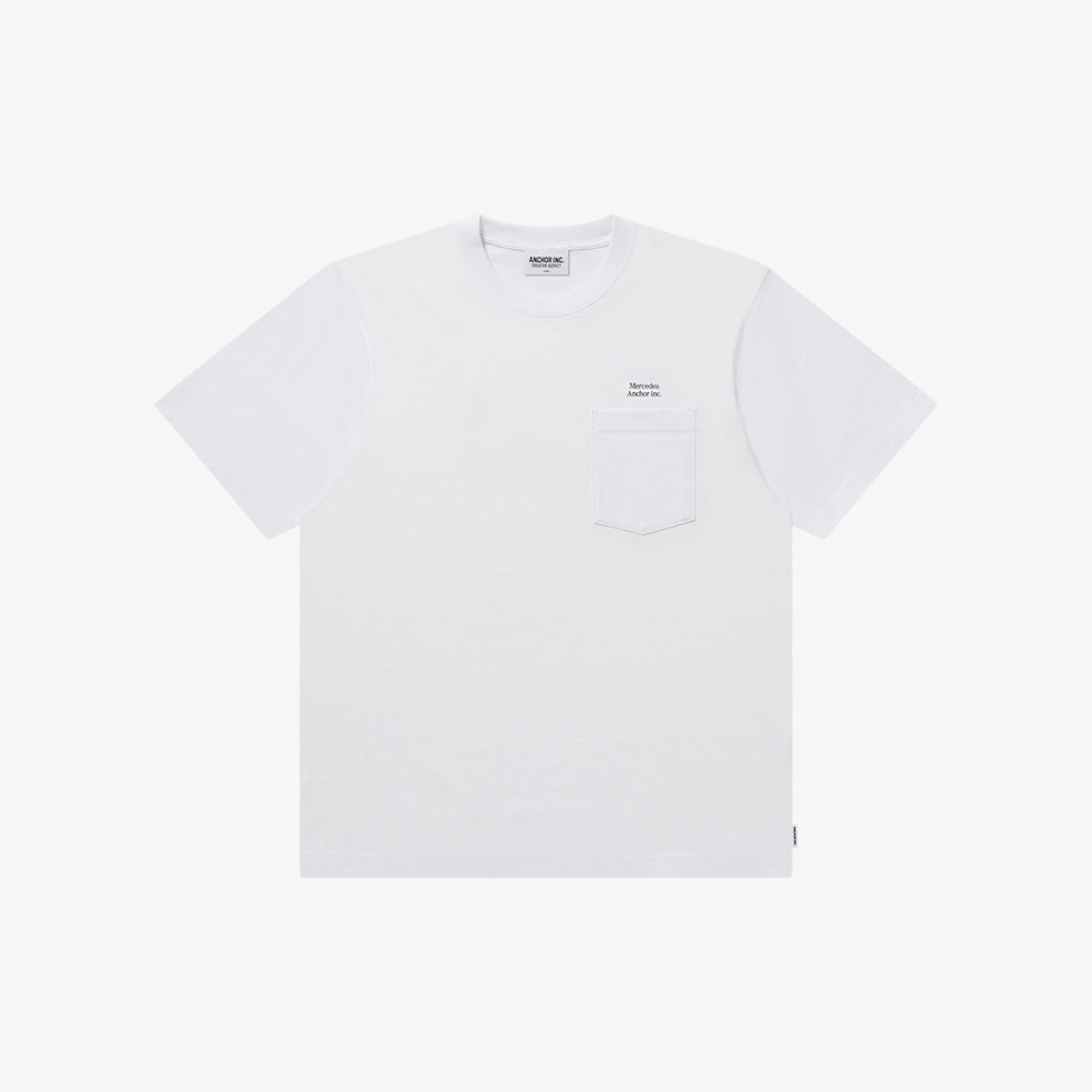 Mercedes Anchor inc. - SMALL LOGO POCKET TEE – IN MY BOOK STORE