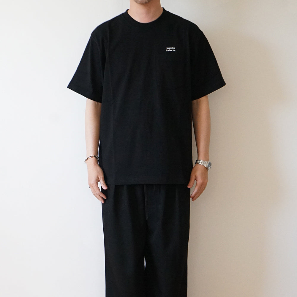 Mercedes Anchor inc. - SMALL LOGO POCKET TEE – IN MY BOOK STORE