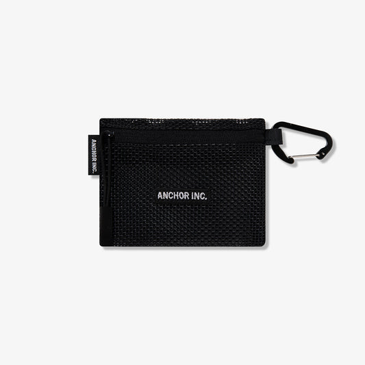Mercedes Anchor inc. - BOLD LOGO MINI MESH POUCH WITH CARABINER