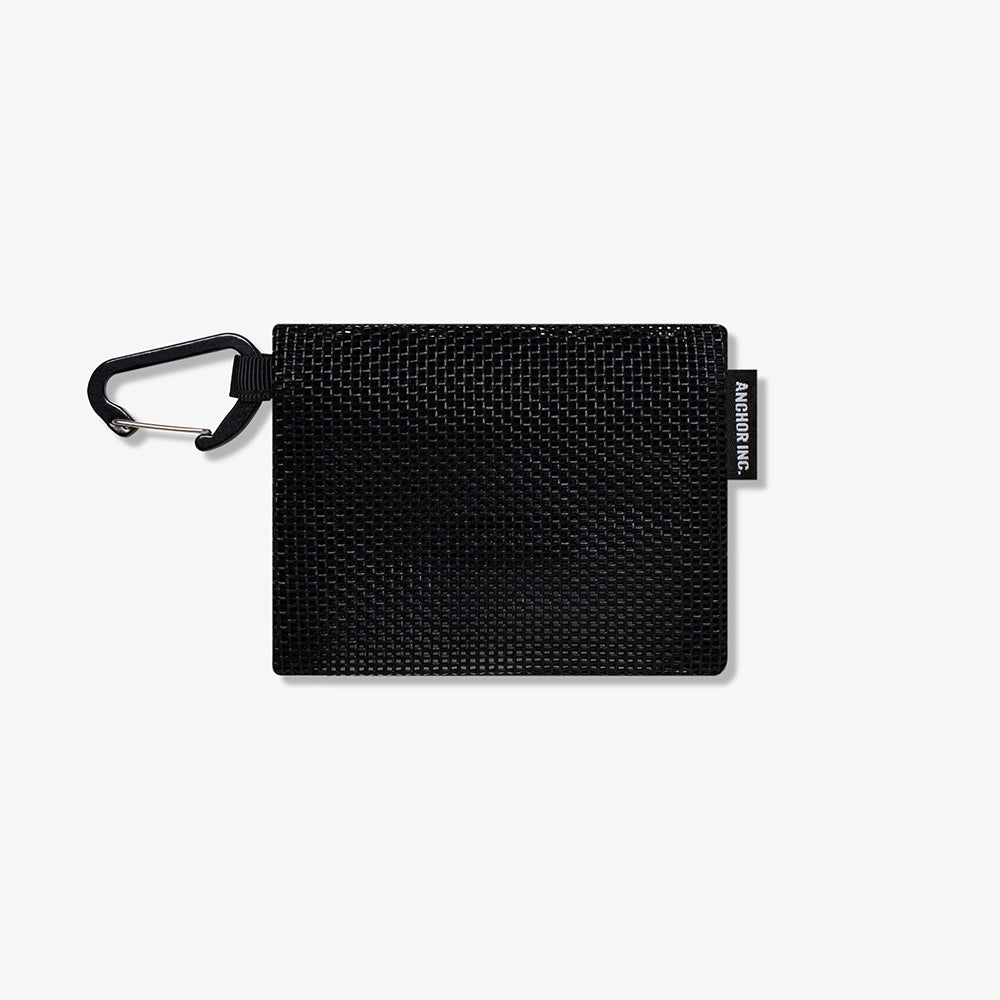 Mercedes Anchor inc. - BOLD LOGO MINI MESH POUCH WITH CARABINER