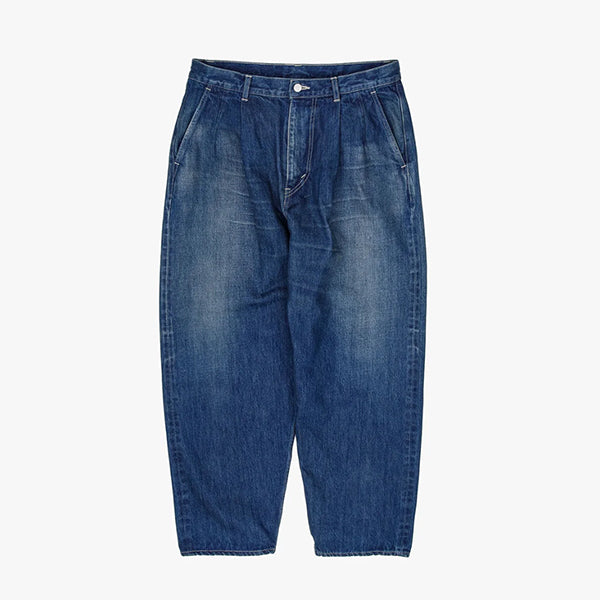 Graphpaper - SELVAGE DENIM TWO TUCK TAPERED PANTS