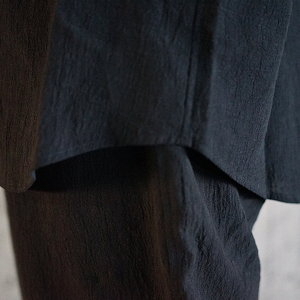 Cale - Cale for in my book store Water Twisted Linen Regular Collar Shirt