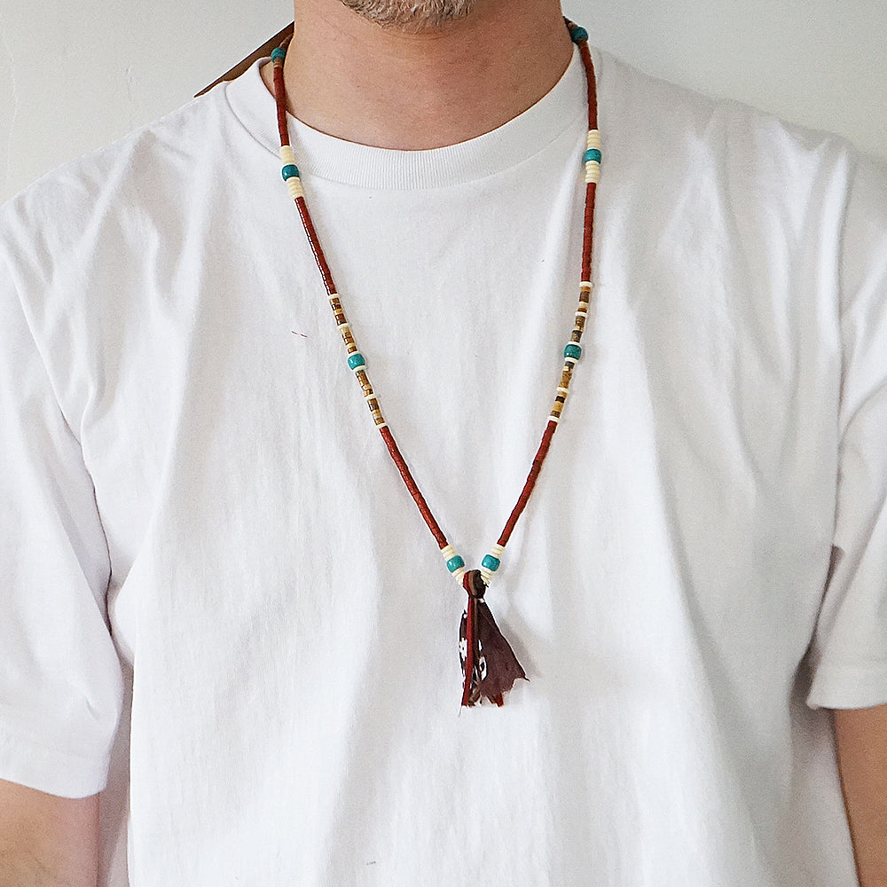 HANAMI necklace - Beads necklace (Terracotta)