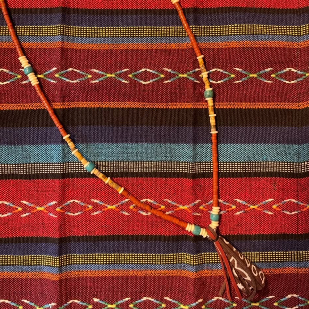 HANAMI necklace - Beads necklace (Terracotta)